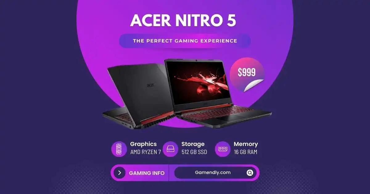 Acer Nitro 5 2023 best budget gaming laptop