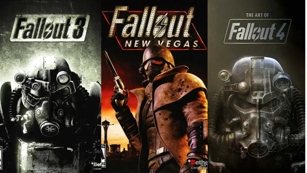 Fallout 3, 4, and New Vegas