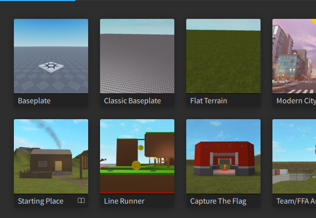 Select Template Roblox Games 