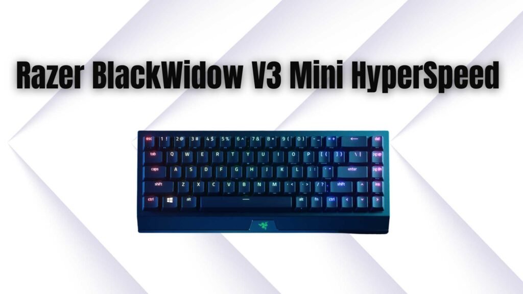 Best gaming keyboard for small hands - Razer BlackWidow V3 Mini HyperSpeed Mechanical Keyboard
